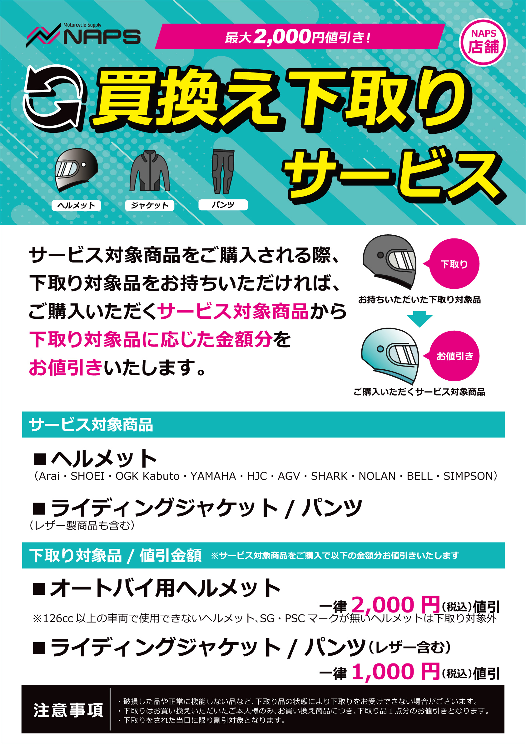 買換え下取りサービス