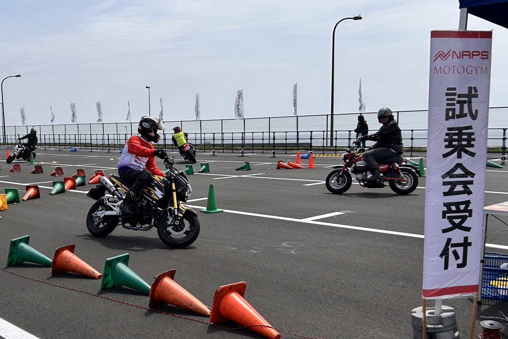 NAPS MOTO FES 関西 モトジムカーナ体験会